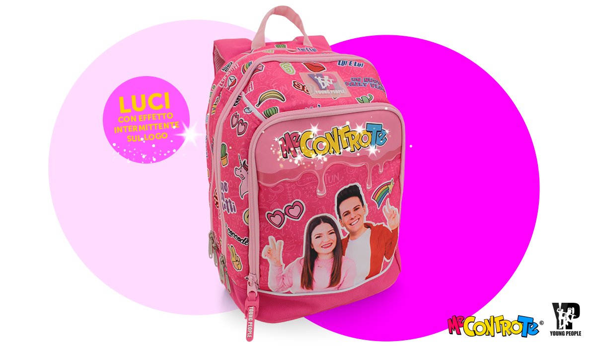 Zaino Dream MeControTe-Rosa e Fucsia-con luci