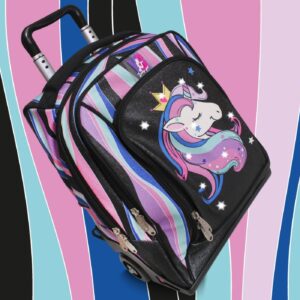 ZAINO DREAM TROLLEY CON LUCI YOUNG PEOPLE - UNICORN