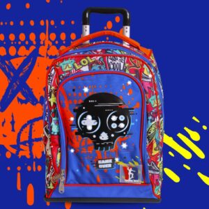 ZAINO DREAM TROLLEY CON LUCI YOUNG PEOPLE - SKULL